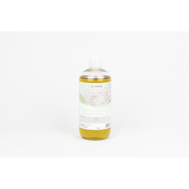 ACEITE DE MASAJE DE CÁÑAMO Y ESENCIAS