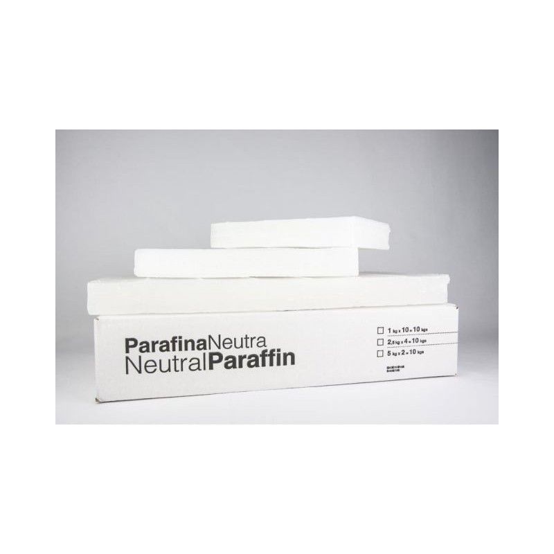 Bloque de Parafina Neutra para Fisioterapia | 1,25-5 Kg
