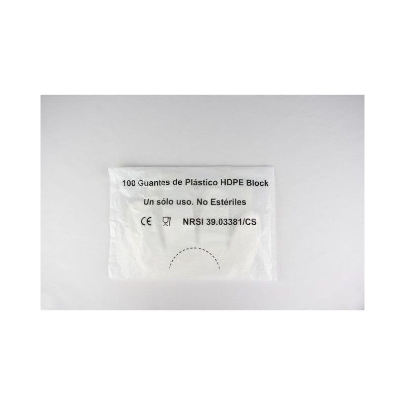Guantes de Polietileno Desechables | Bolsa 100 Unidades