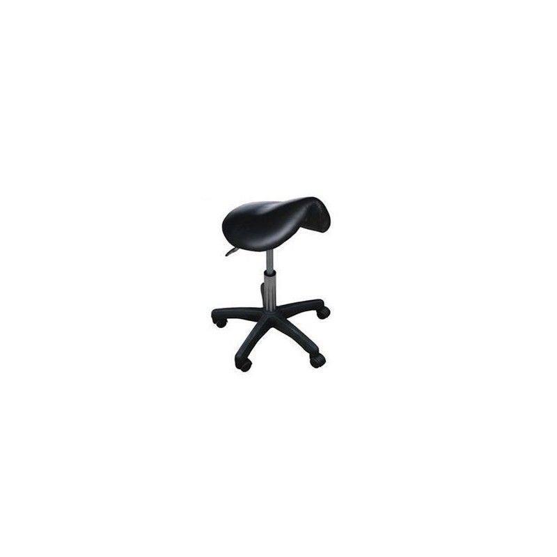 TABURETE NEGRO MÉDICO ERGONÓMICO