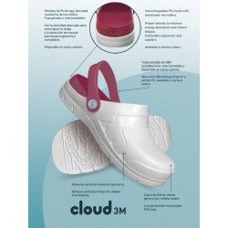 Zuecos Cloud 3M EVA | Antideslizante Sanitario Fisioterapia